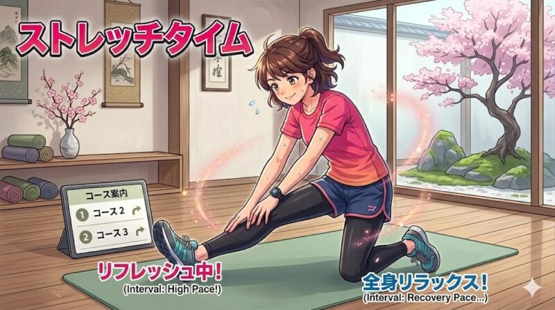 坂道・階段を使ったウォーキングで消費カロリーを上げる方法の図解