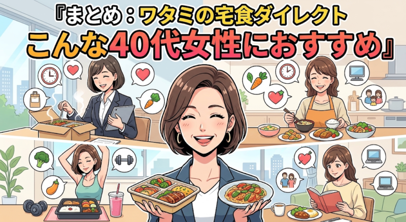 ワタミの宅食ダイレクトのまとめのイメージ