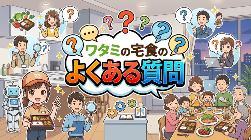 ワタミの宅食のよくある質問のイメージ