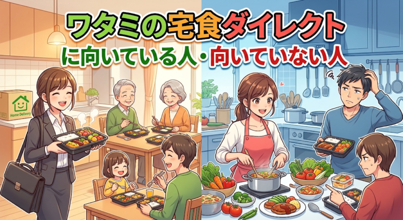 ワタミの宅食ダイレクトが向いている40代女性のイメージ